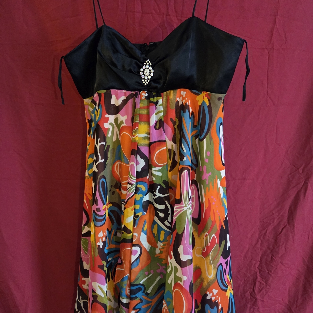 Colorful Abstract Women's Dress